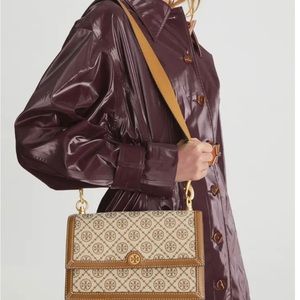 Tory Burch T Monogram Jacquard Bag